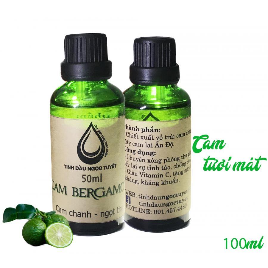 Combo 2 chai tinh dâu cam begamot Ngọc Tuyết 50mlx2