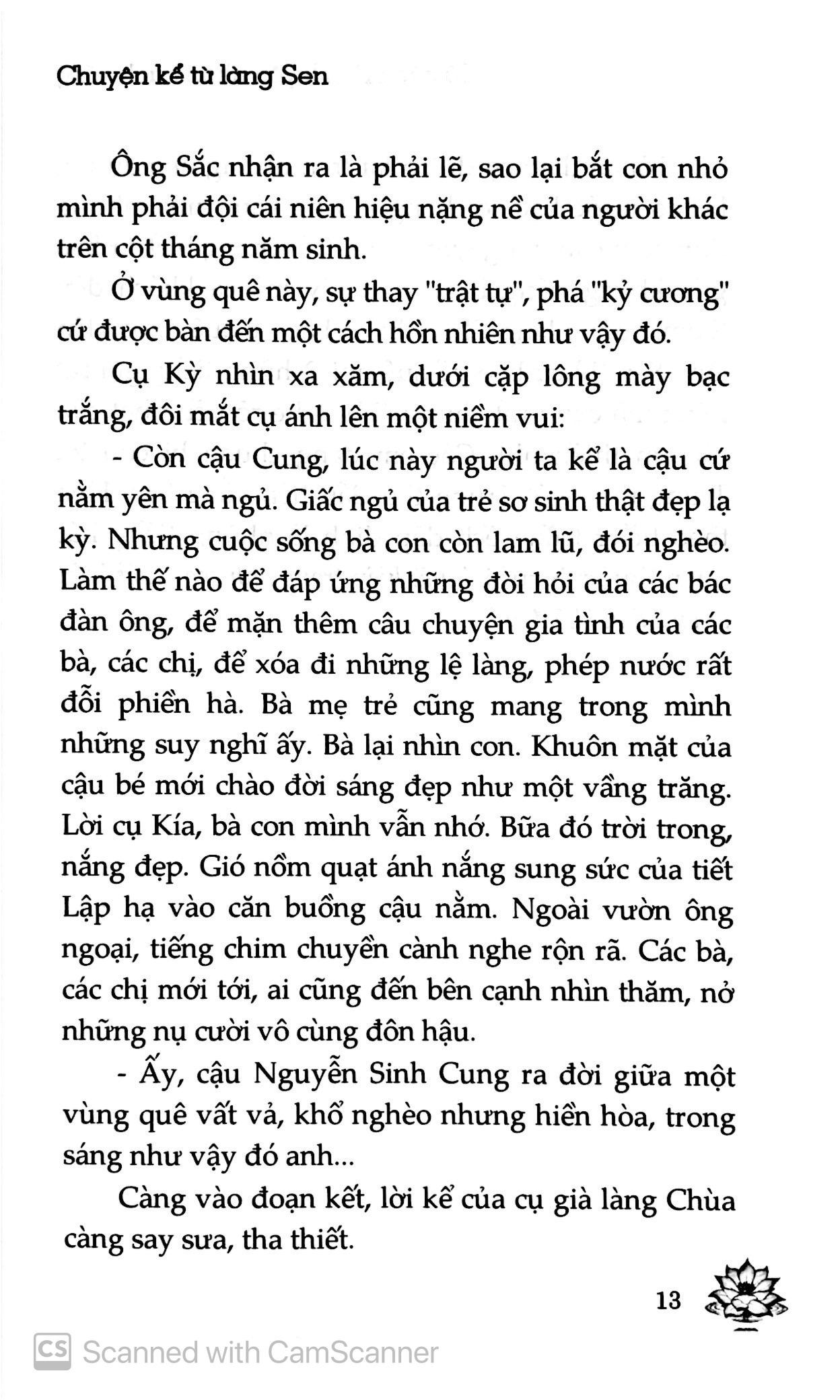 Sách Chuyện Kể Từ Làng Sen