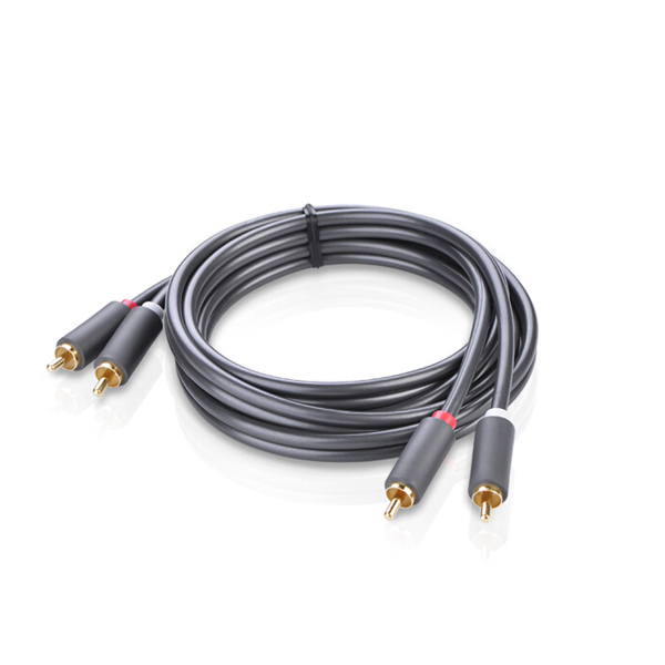 Dây AV 2 đầu RCA ra 2 dầu RCA Ugreen - Hàng Chính Hãng