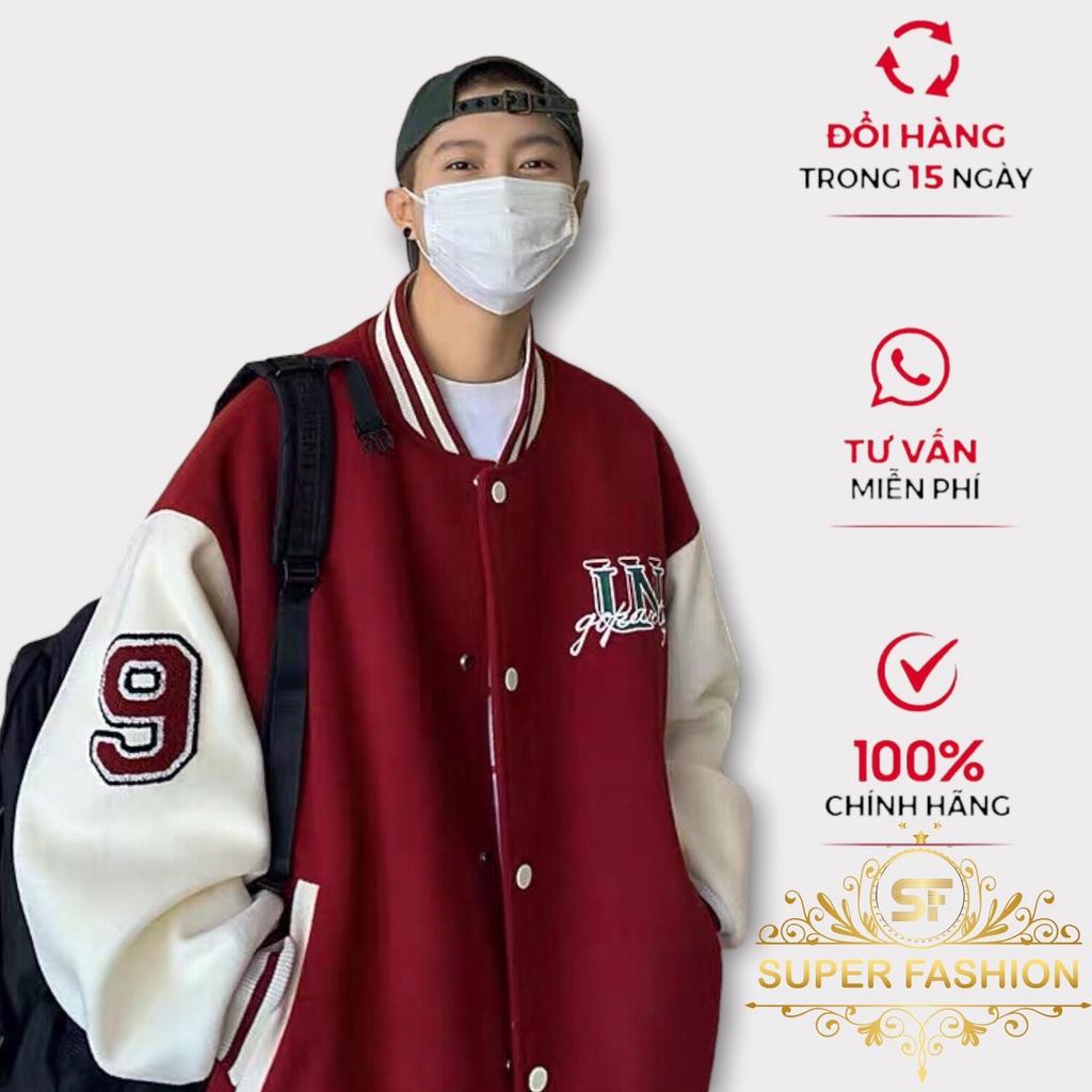 Áo Khoác Bomber Nam Super Fashion Chất Nỉ Mềm Thêu Chữ UN Phong Cách Hot Trend