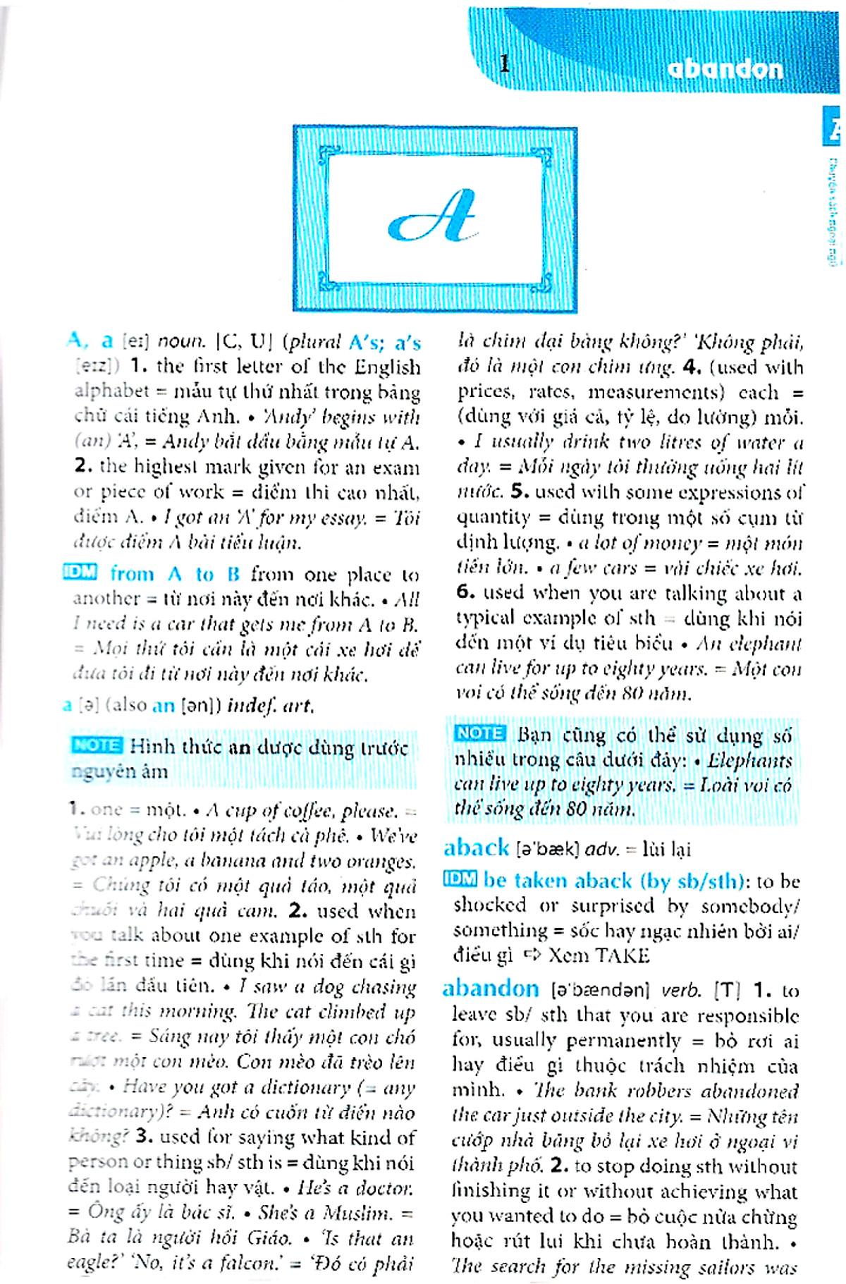 Từ Điển Oxford Anh - Việt