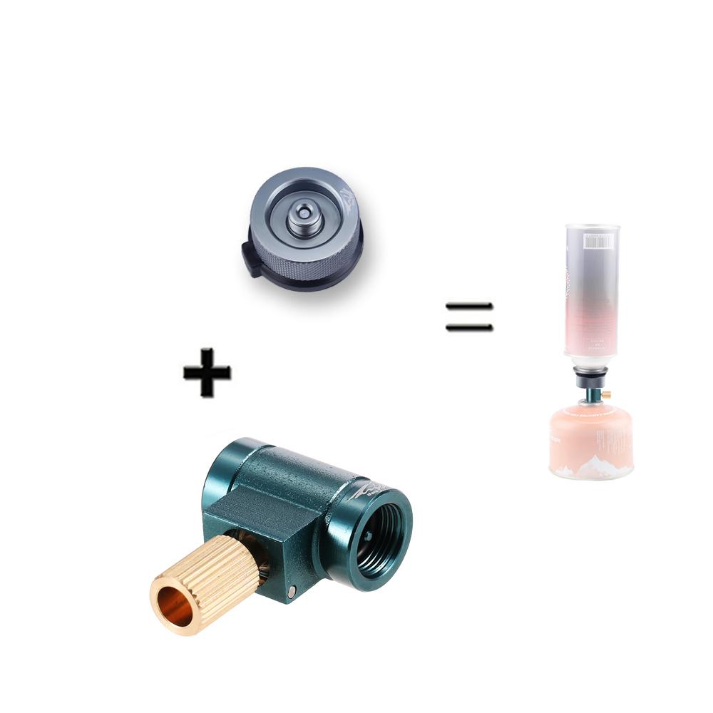 Bộ chuyển đổi khí gas hợp kim nhôm, từ ống van Lindal này sang ống đựng khác