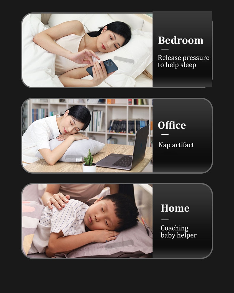Loa Thanh bluetooth 5.1 truyền dẫn xương nghe nhạc lúc thư giãn đi ngủ Bone Sleep Conduction Tech