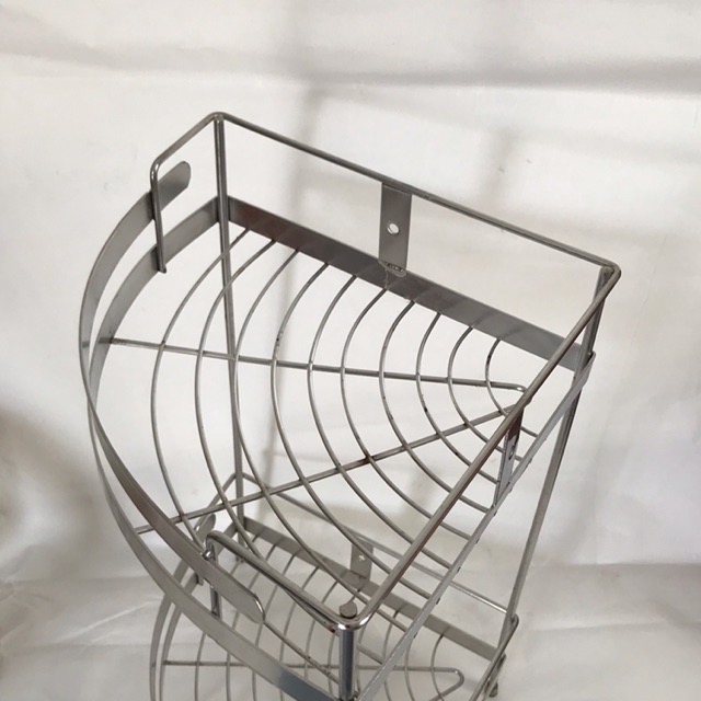 Kệ góc nhà tắm inox 2 tầng - KT: 24x24x41