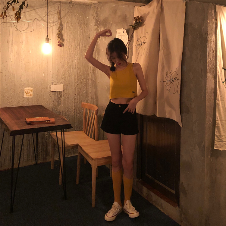 Áo ba lỗ thun gân nữ Ulzzang Quảng Châu ATB3