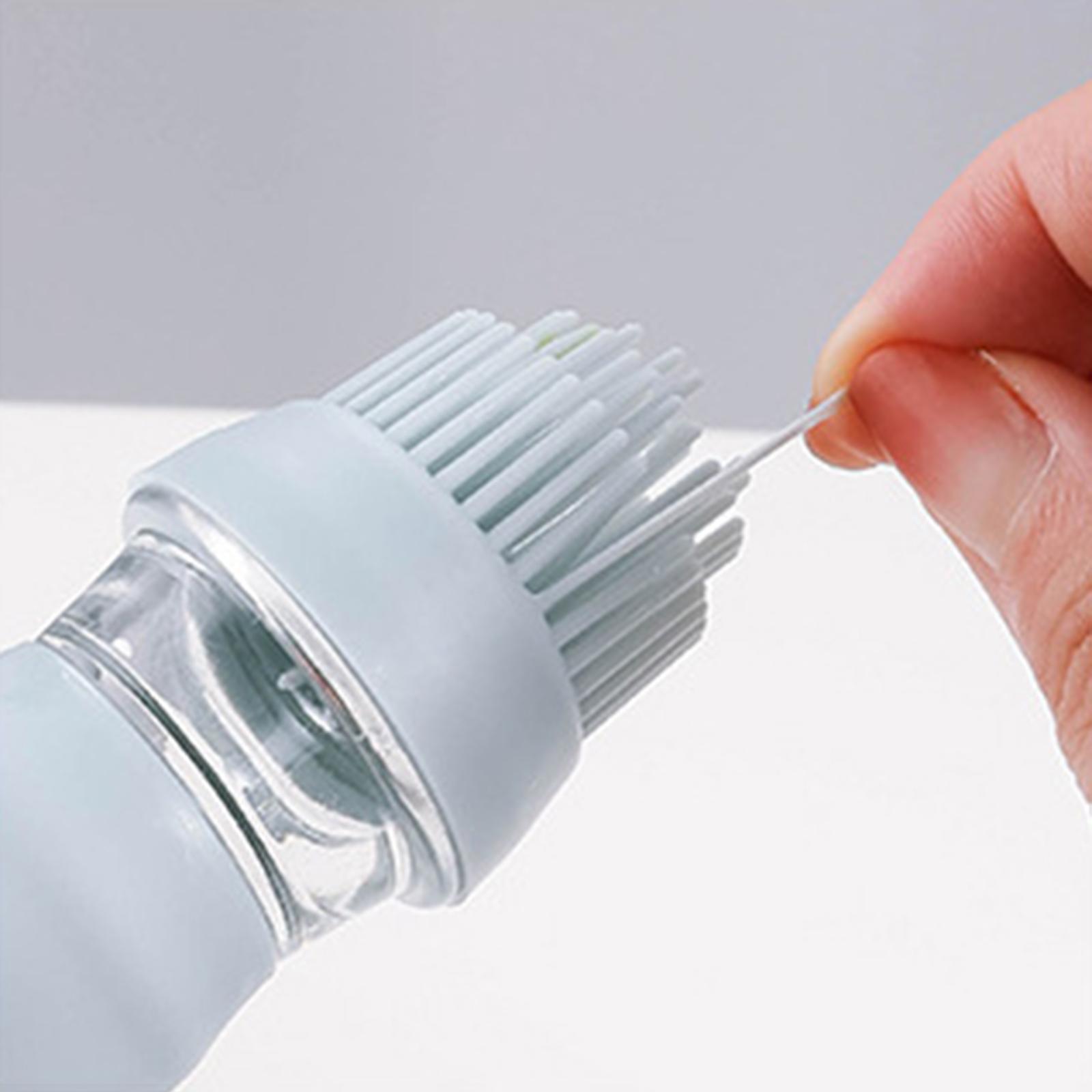 2pcs Oil Bottle with Silicone Brush Oil Container for The