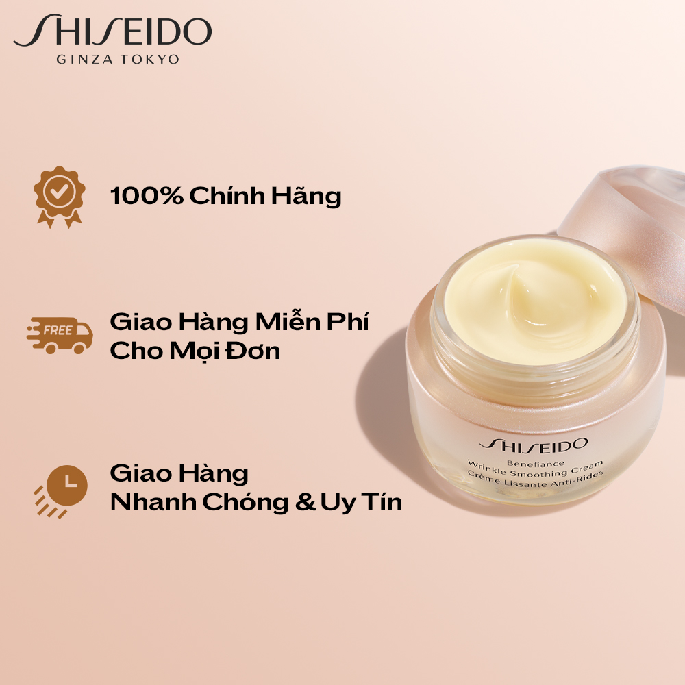 Kem dưỡng da chống lão hóa Shiseido Benefiance Wrinkle Smoothing Cream 50ml