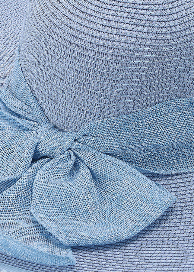 Nón Rộng Vành Cói Mềm Hàn Quốc Thắt Nơ Voan