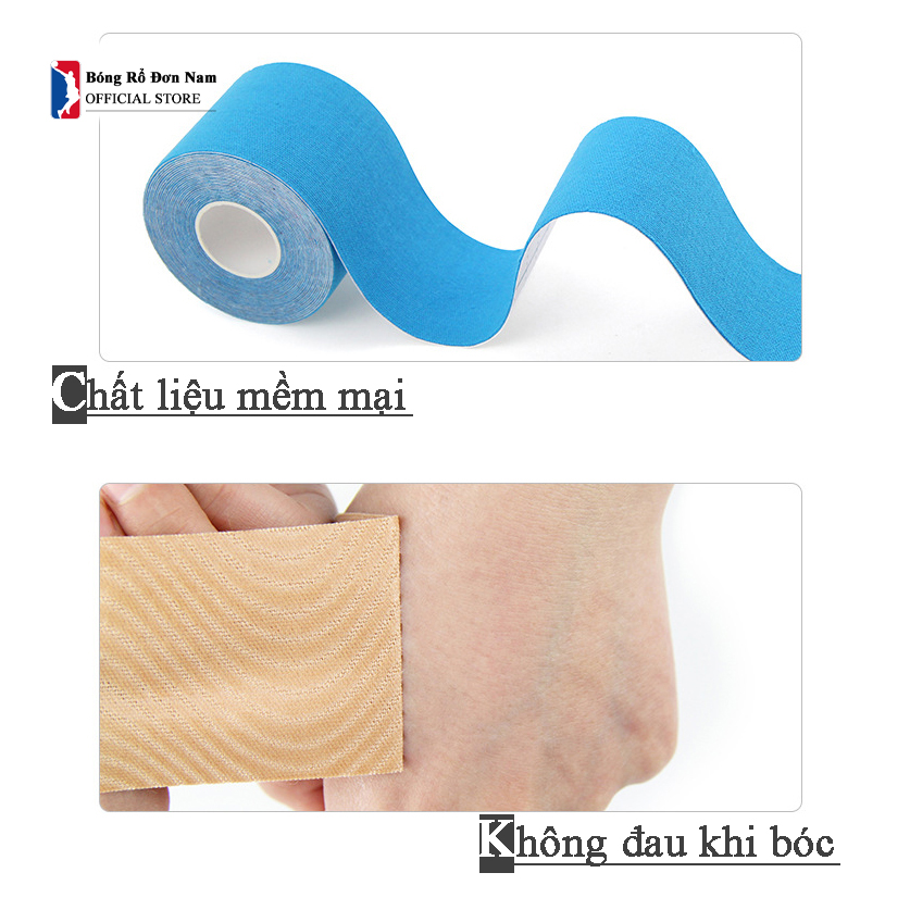 Băng dán cơ thể thao Kinesiology - Băng keo dán cơ cao cấp chuyên dụng