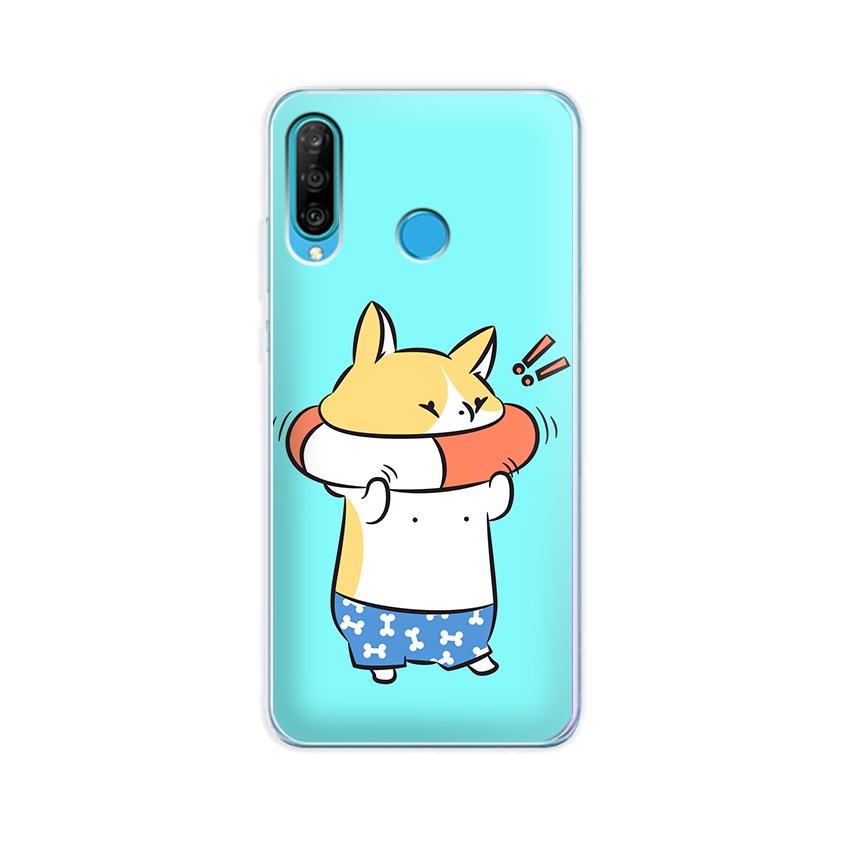 Ốp lưng điện thoại Huawei P30 Lite - 01203 7902 FOX07 - Silicon dẻo - Hàng Chính Hãng