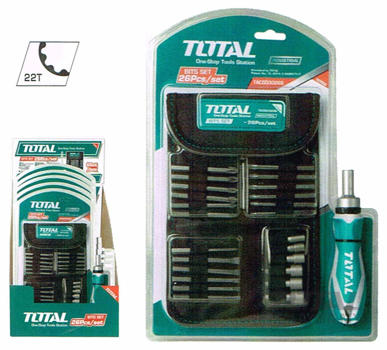 BỘ 26 TUA VÍT TOTAL TACSD30266 - HÀNG CHÍNH HÃNG