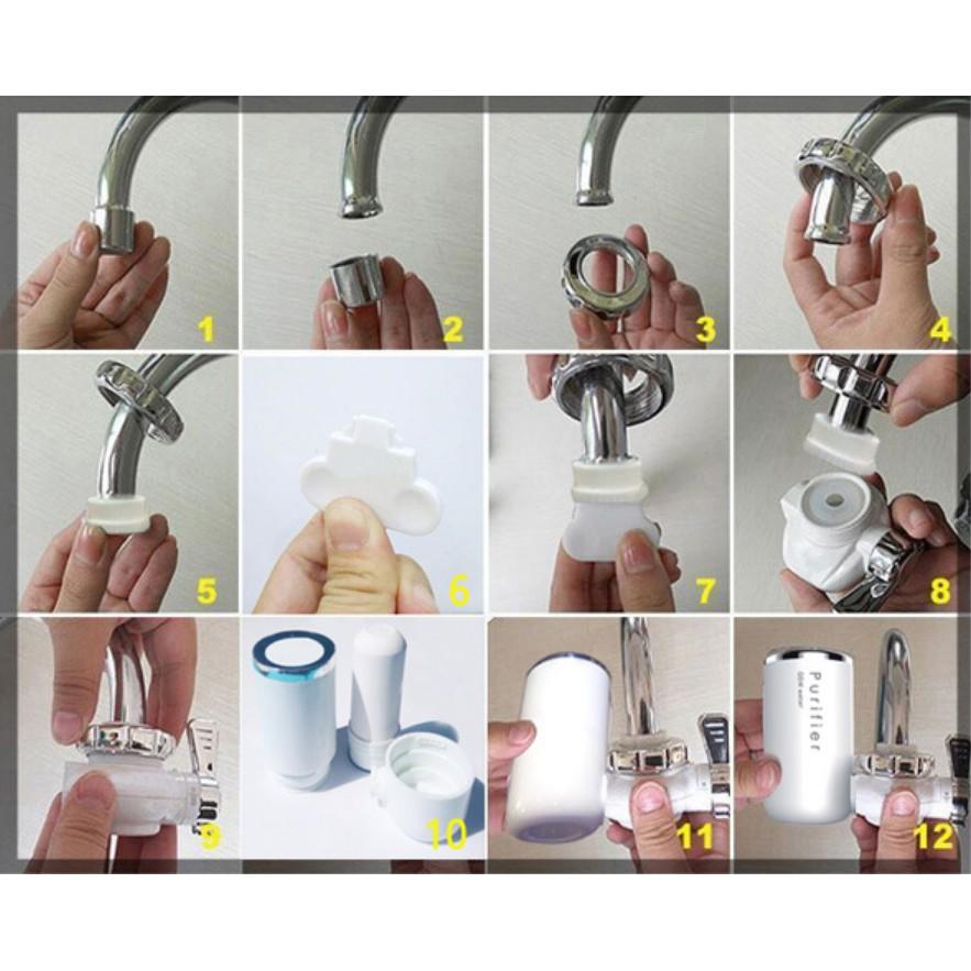 Lọc nước tại vòi EuroQuality (loại bỏ 99,8% tạp chất và vi khuẩn)