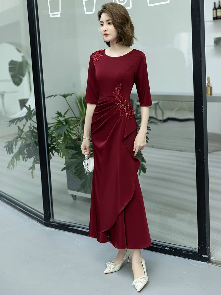 ĐẦM BODY DỰ TIỆC THÊU HOA CAO CẤP