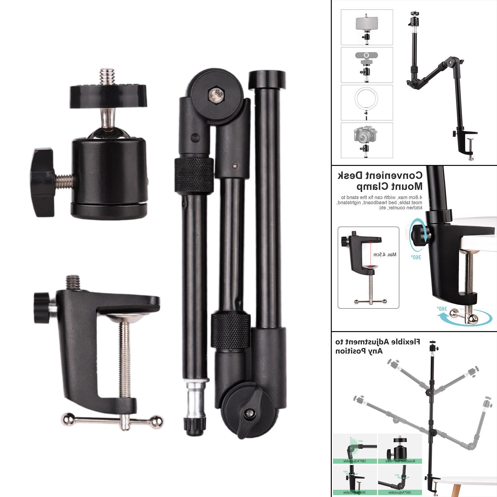 Monitor Desk Mount Stand Flexible Accessories Video Stand Camera Clip