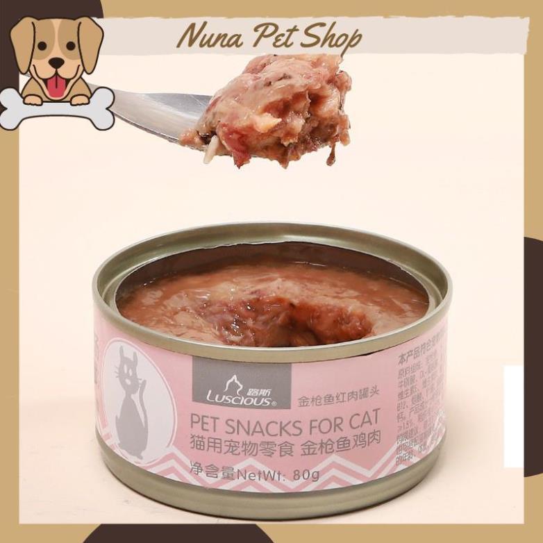 Pate cá ngừ Luscious cho mèo 80gr