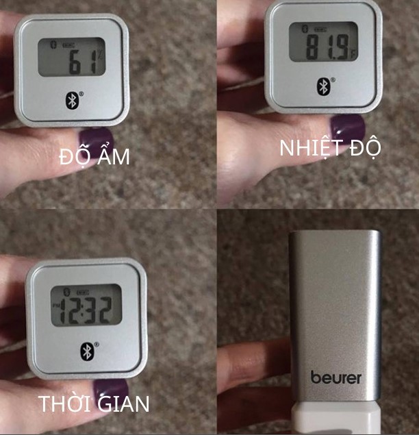 Nhiệt ẩm kế Beurer HM55, Nhập Đức, BH 12 Tháng