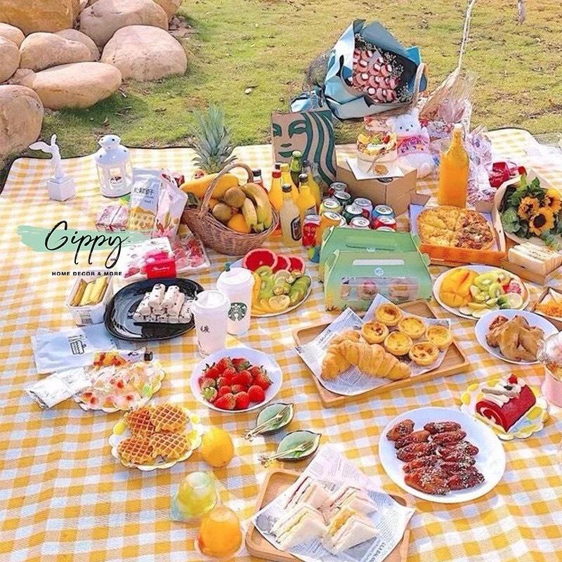 Thảm Dã Ngoại,Picnic, Du Lịch Gấp Gọn Tiện Dụng (Kích Thước Lớn : 2m X 2m )