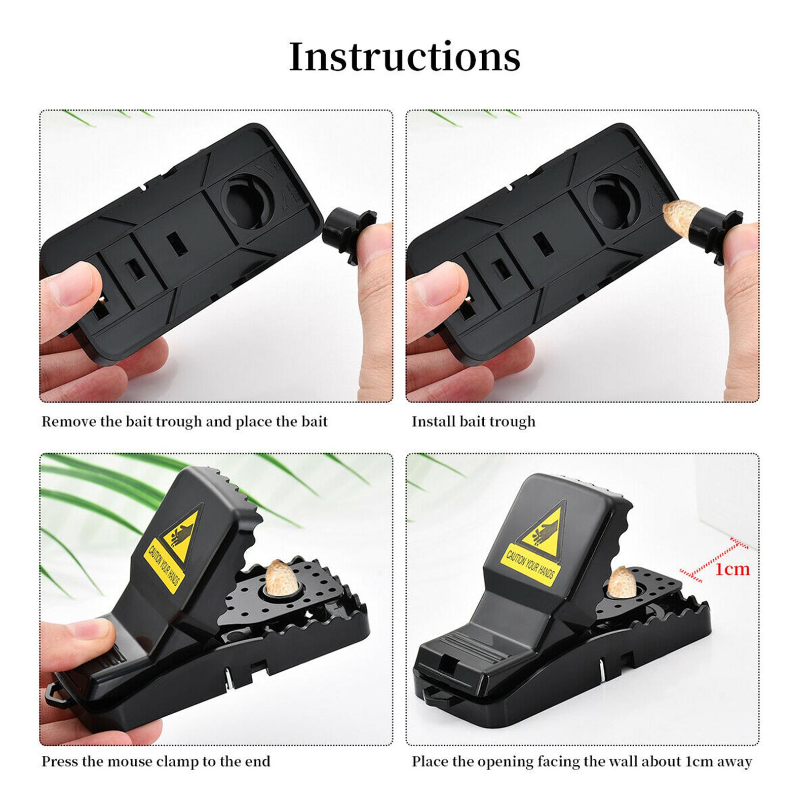 6 CÁI Bẫy Chuột P-lastic S-mart có thể tái sử dụng