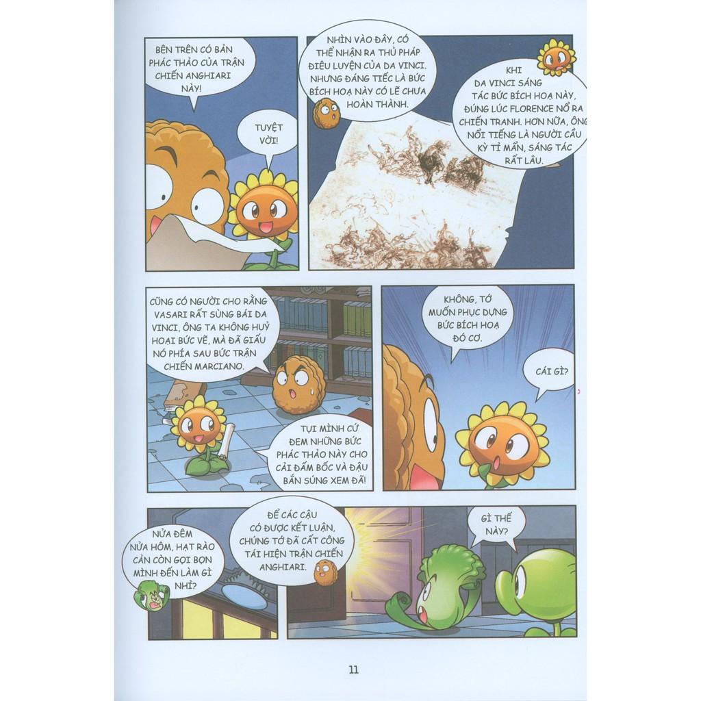 Sách - Trái cây đại chiến zombie Câu đố bí ẩn