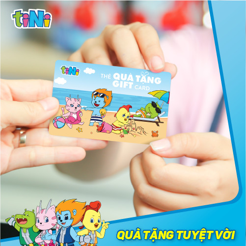 [Toàn Quốc] - Giftcode Thẻ Quà Tặng tiNi 300.000VND - Dùng trong hệ thống tiNiWorld, tiNiStore, tiNiPark