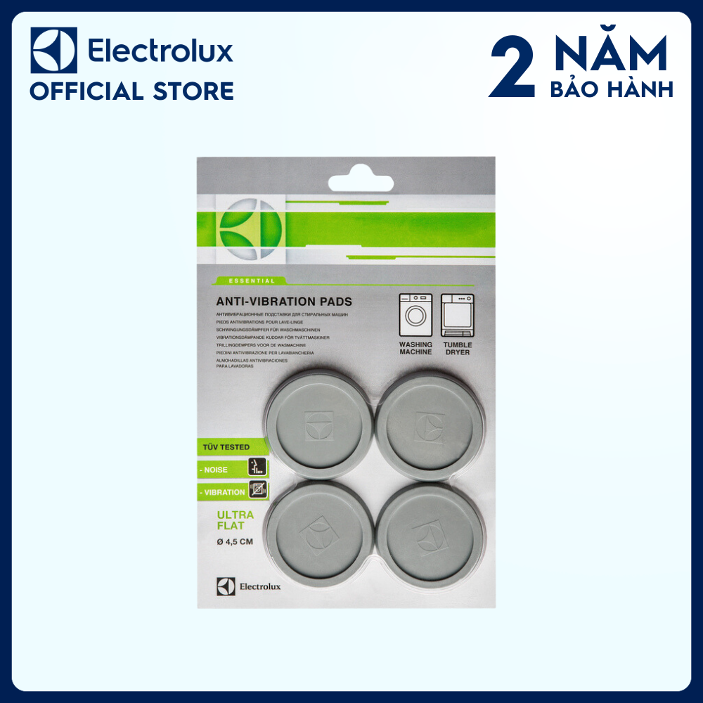 Đệm chống rung Electrolux E4WHPA02 Tương thích với tất cả dòng sản phẩm Máy Giặt/Máy Giặt Sấy/Máy Sấy