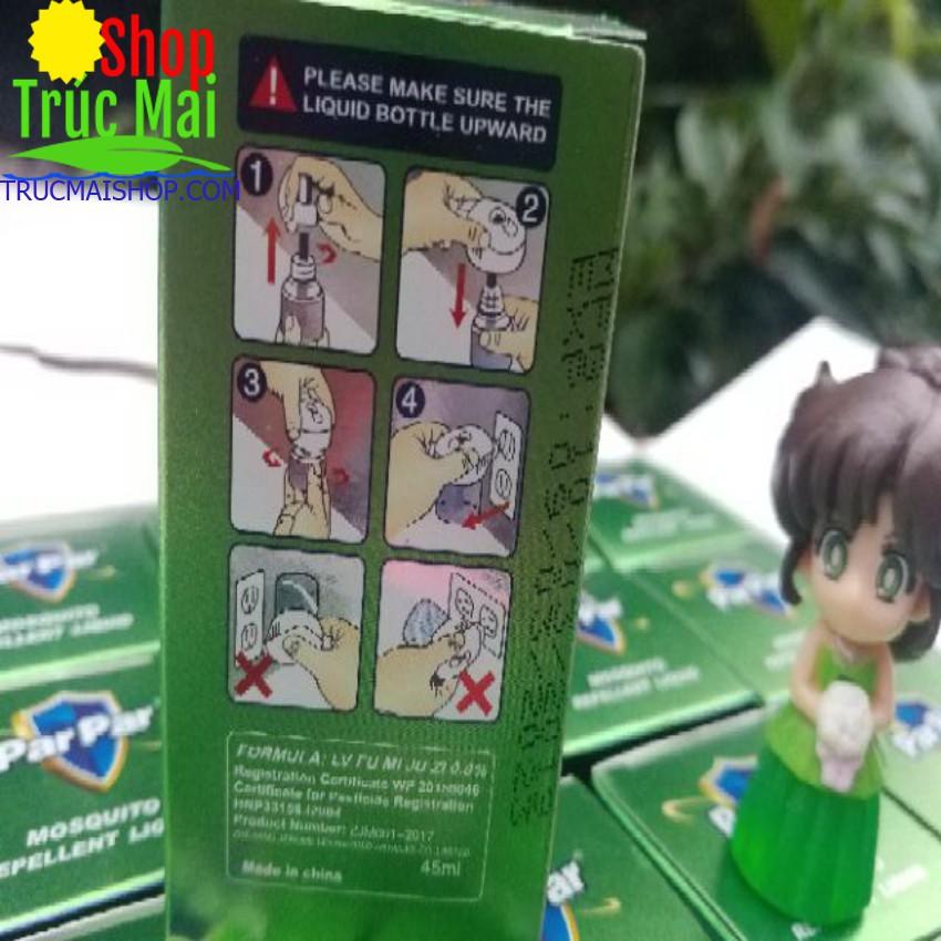 Combo 20 lọ Tinh dầu đuổi muỗi em bé dùng cho các máy đuổi muỗi
