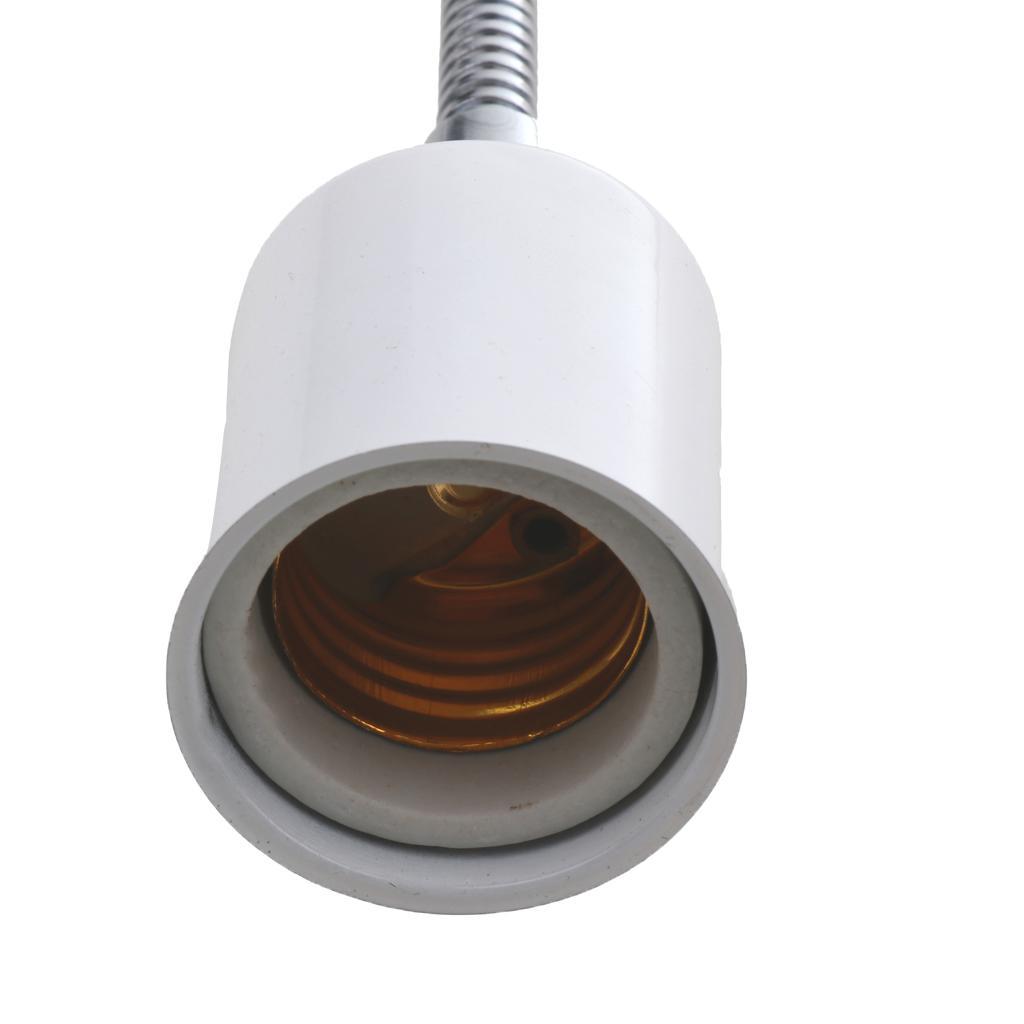 Round Lampshade Ceiling Light Holder Chandelier Pendant Socket E27