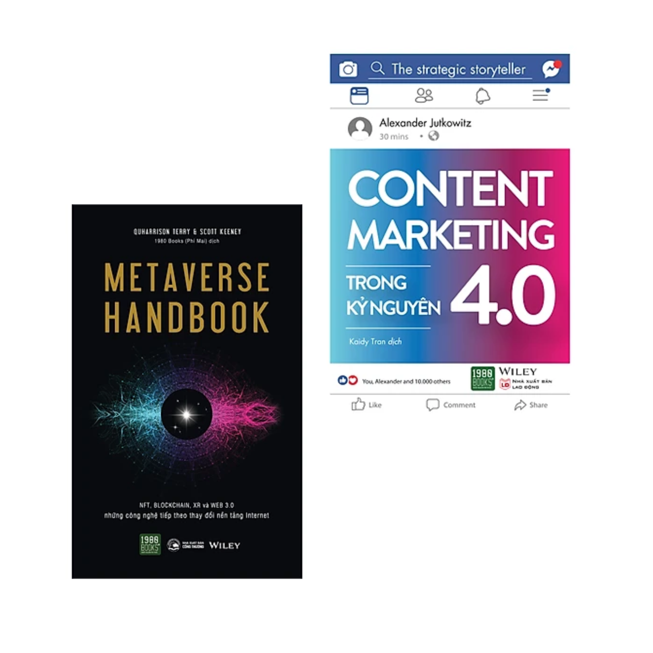 Combo 2Q : Metaverse Handbook + Content Marketing Trong Kỷ Nguyên 4.0