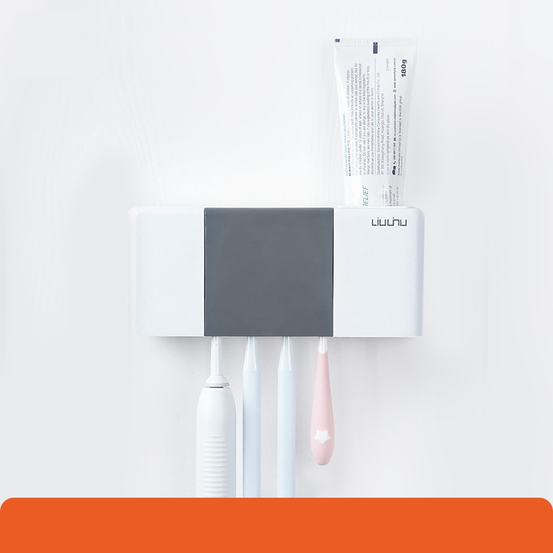 Giá đỡ bàn chải đánh răng thông minh Xiaomi YouPin LIUSHU mới, Sấy khô bằng không khí, Khử trùng bằng tia UVC, Hộp đựng bàn chải đánh răng cảm ứng, có thể sạc lại