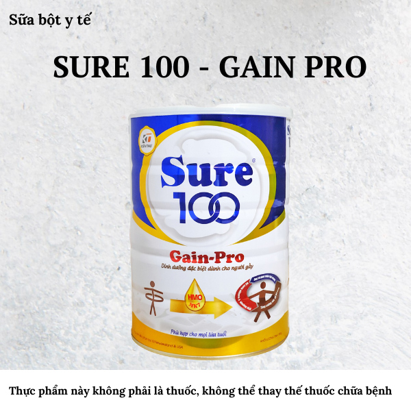 Sure 100 - Gain pro Hộp 900g