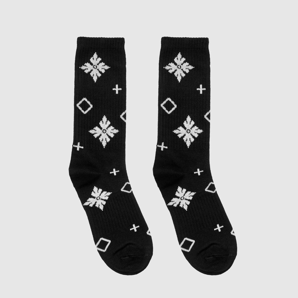 Vớ/Tất cổ cao Black BLS Monogram LDV Socks