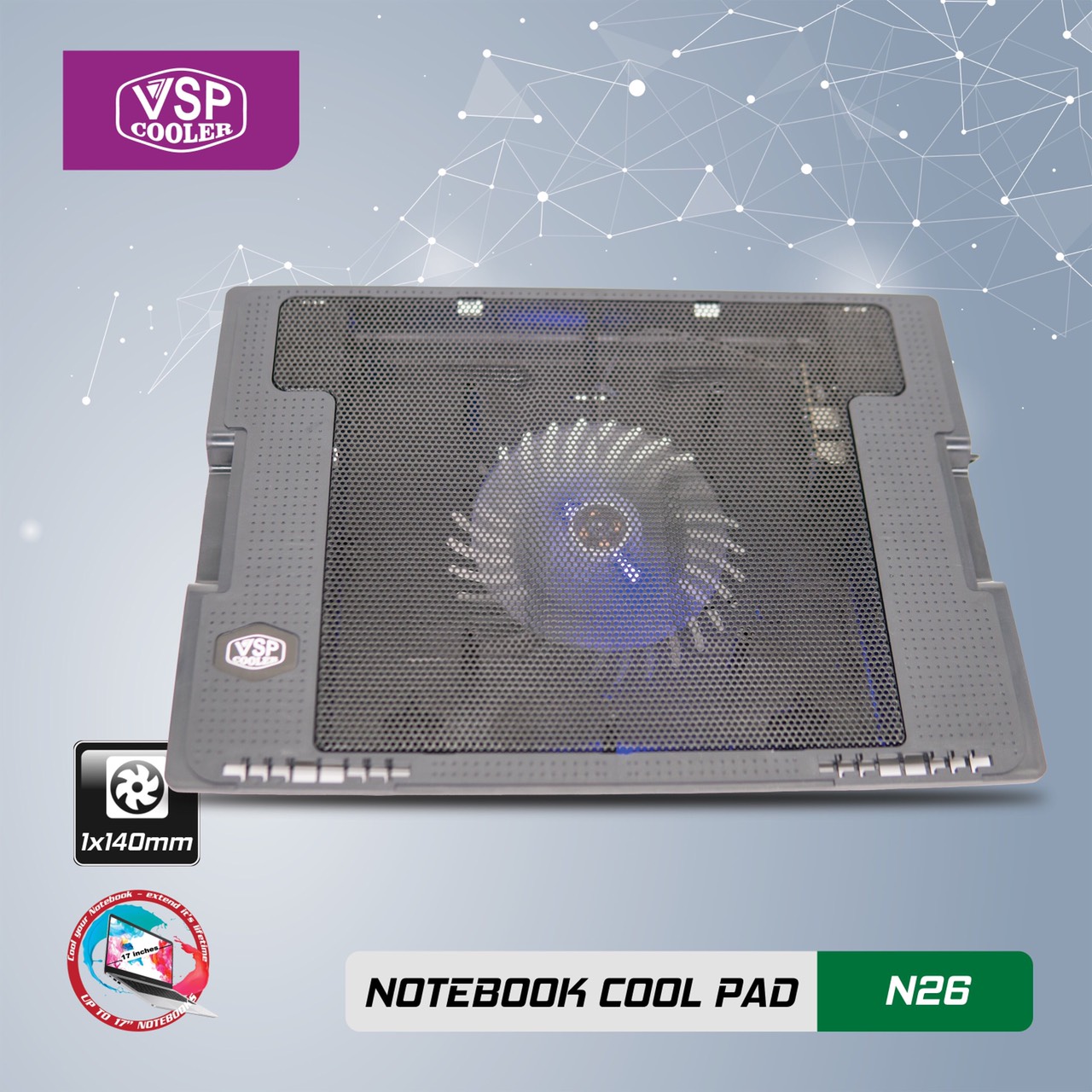 ĐẾ TẢN NHIỆT VSP Cooler N26 - giao ngẫu nhiên - hàng nhập khẩu