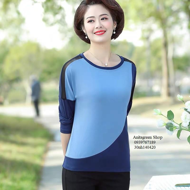 nh140420-ÁO THUN PHỐI MÀU TRUNG NIÊN s-6xl
