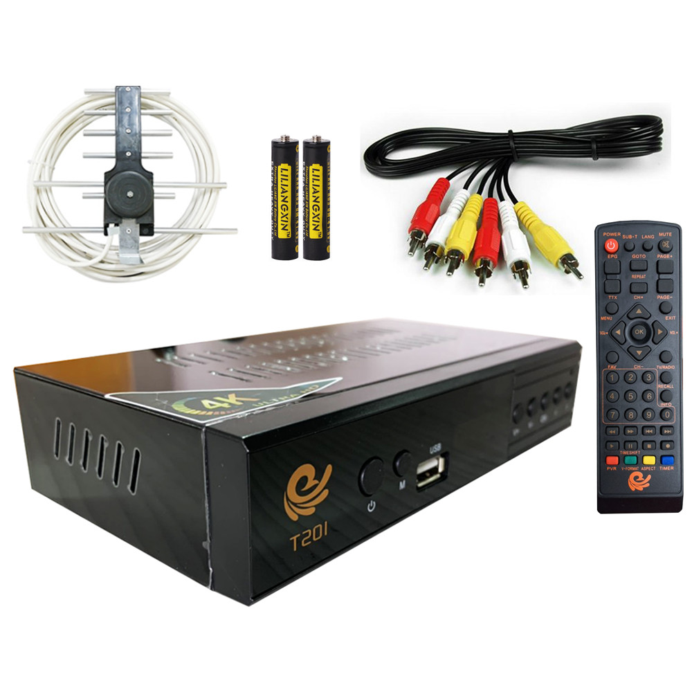 [ TRỌN BỘ ] Đầu Thu Kỹ Thuật Số - Đầu Thu Mặt Đất - Đầu Thu DVB-T2 -  FULL HD 1080p - Chính Hãng