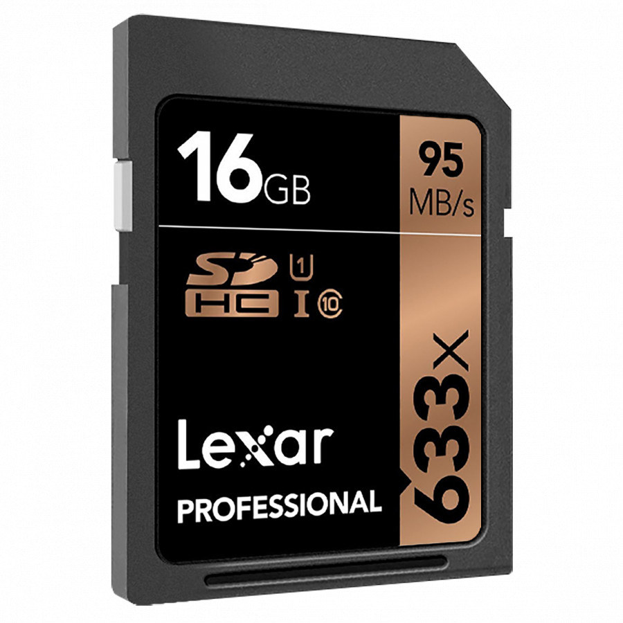 Thẻ Nhớ SDHC Lexar Professional 633x 16GB UHS-I 95MB/s - Hàng Chính Hãng