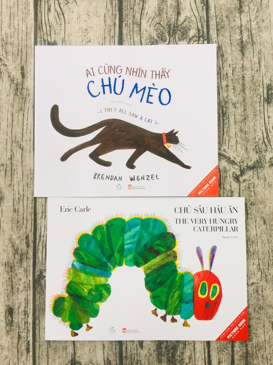 Combo Ai Cũng Nhìn Thấy Chú Mèo và Chú Sâu Háu Ăn