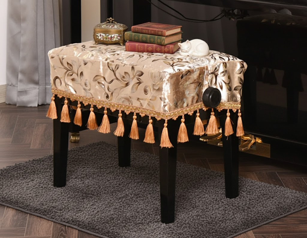 Khăn phủ đàn piano điện tử 88 phím sang trọng cổ điển trang trí giáng sinh noel năm mới Tết sinh nhật - HÀNG CHÍNH HÃNG