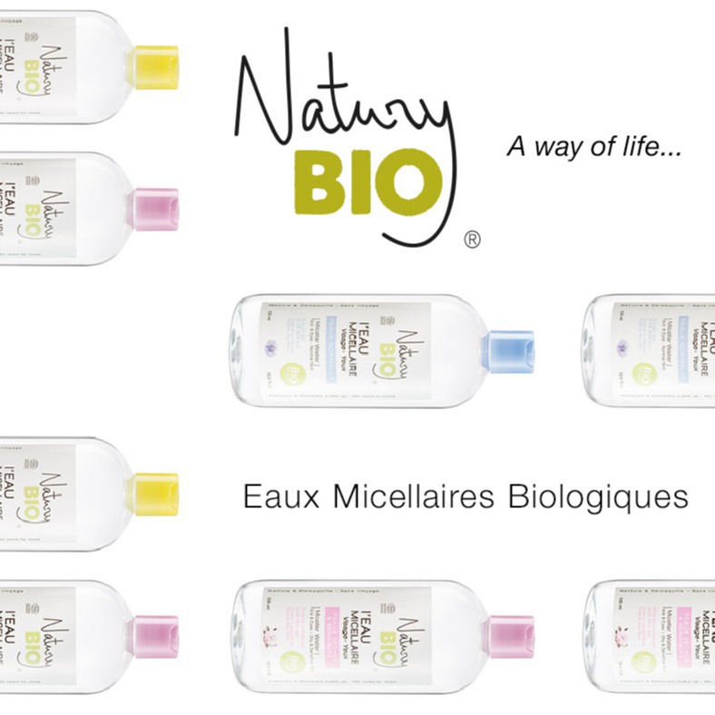 Nước tẩy trang Natury Bio I’Eau  Micellar Water For Dry &amp; Sensitive Skin dành cho da khô và nhạy cảm 530ml