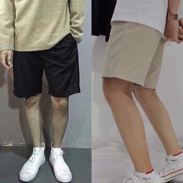 Quần lửng kaki / Short kaki basic chất kaki mềm 3 size M L Xl