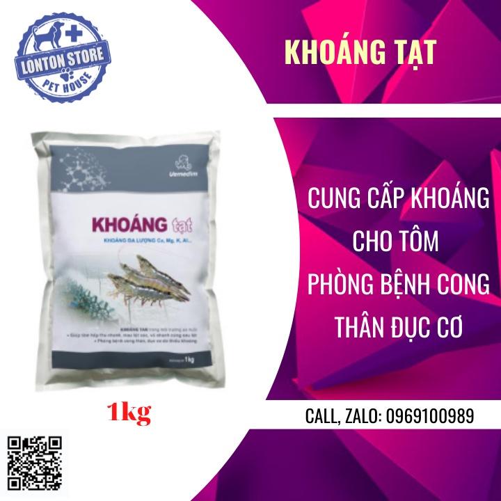 VEMEDIM - Khoáng tạt, cung cấp khoáng cần thiết cho nhu cầu tạo vỏ của tôm, gói 1kg