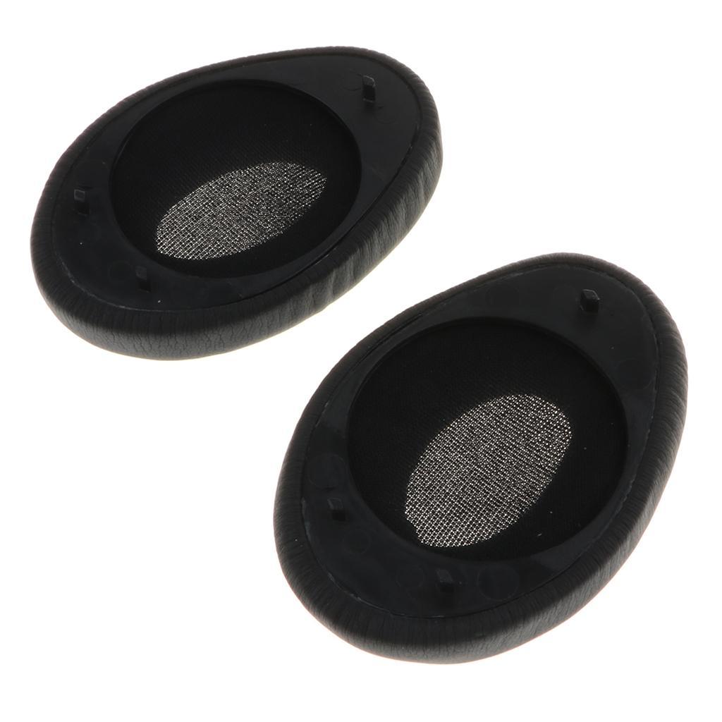 Replacement Memory Foam Earpads for  Headphones Black