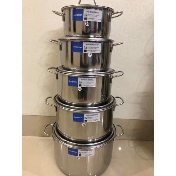 Một Nồi inox luộc gà dày dặn 30cm hoặc 32cm sử dụng được bếp từ