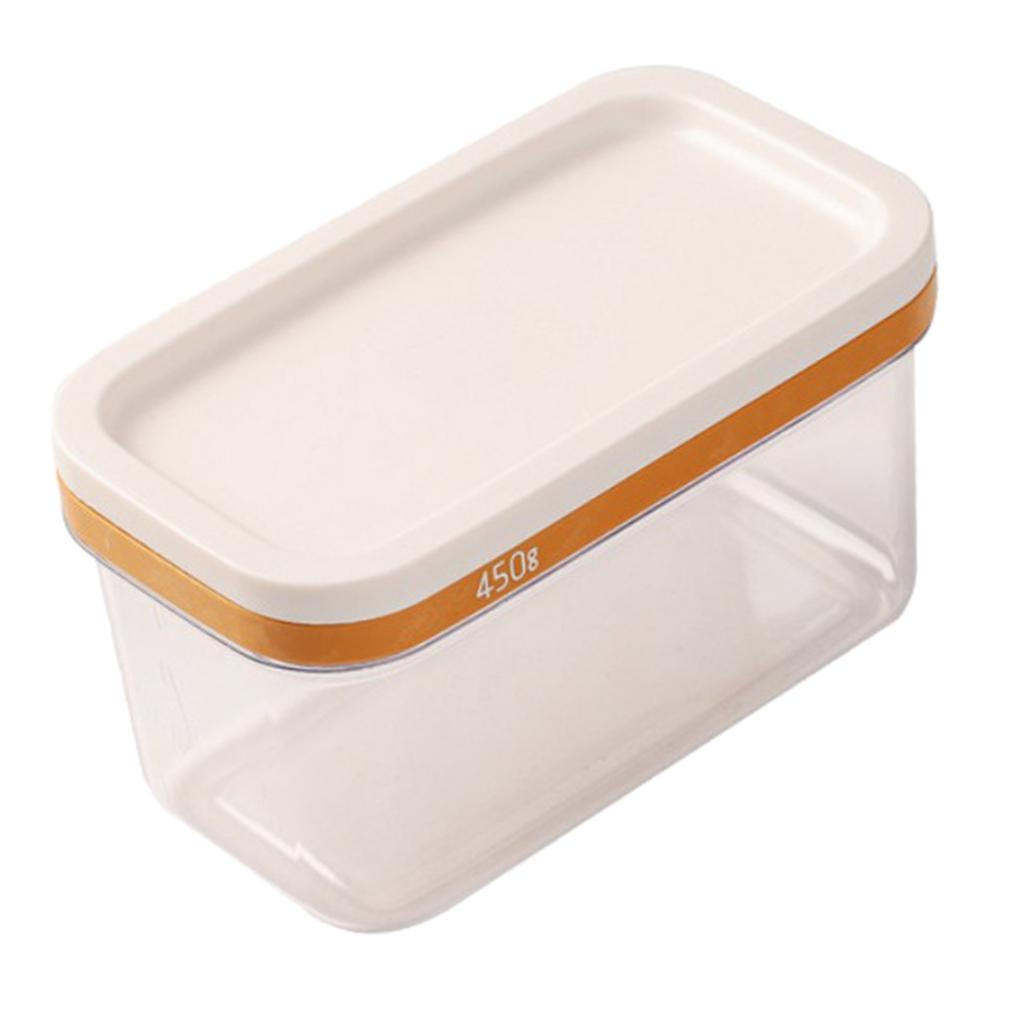 Butter Dish Box Holder Fridge Storage Lid Cutter Plastic Butter Dishes with Lids