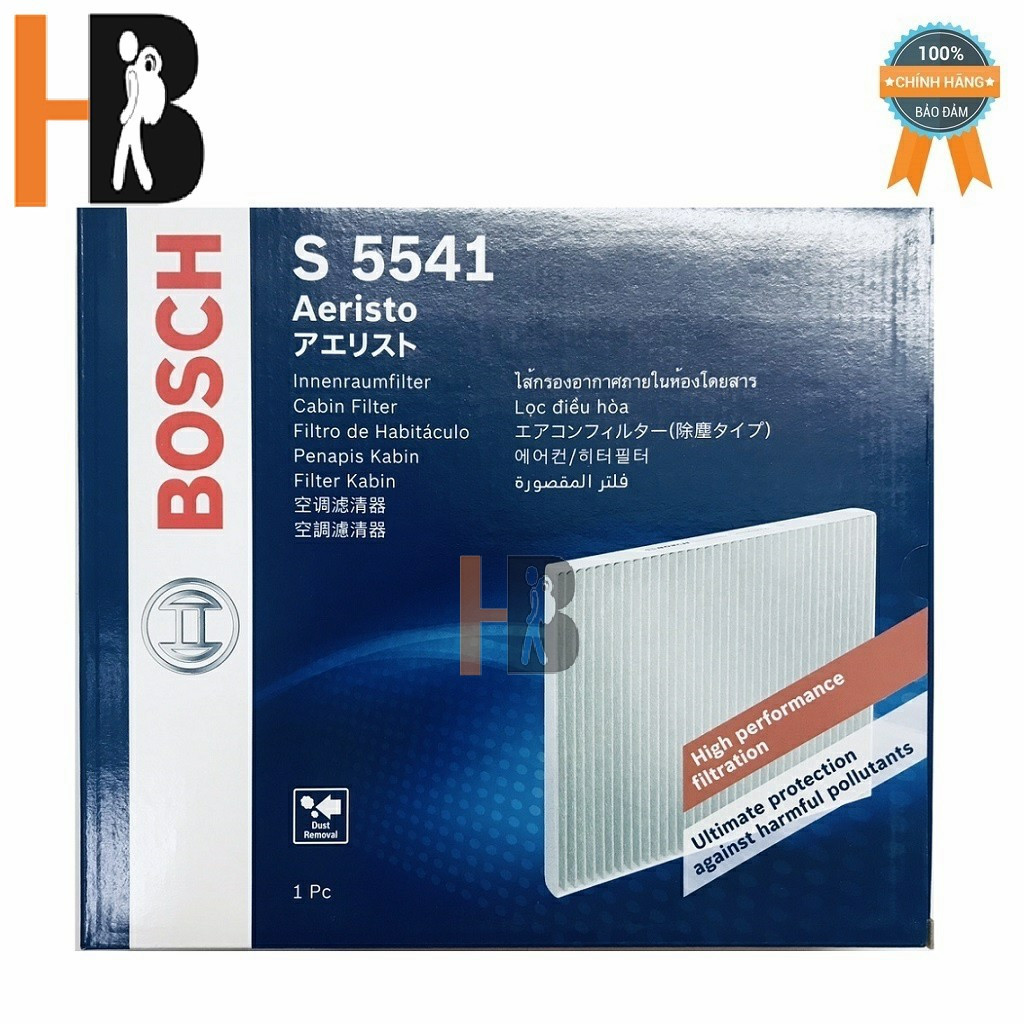 Lọc Gió Điều Hòa BOSCH Aeristo S5541 cho xe Hyundai i10 , Kia Morning - Hibu