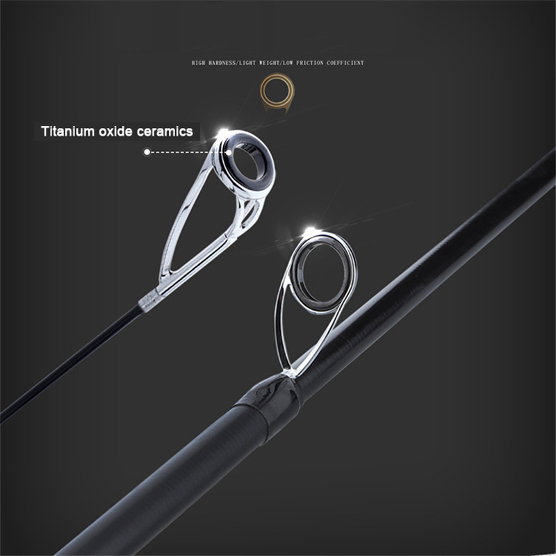 Bộ cần câu cá carbon 2m1 - Kèm máy kim loại ngang câu lure - Tặng kèm Cước BLC13 " Giao Máy Màu Ngẫu Nhiên "