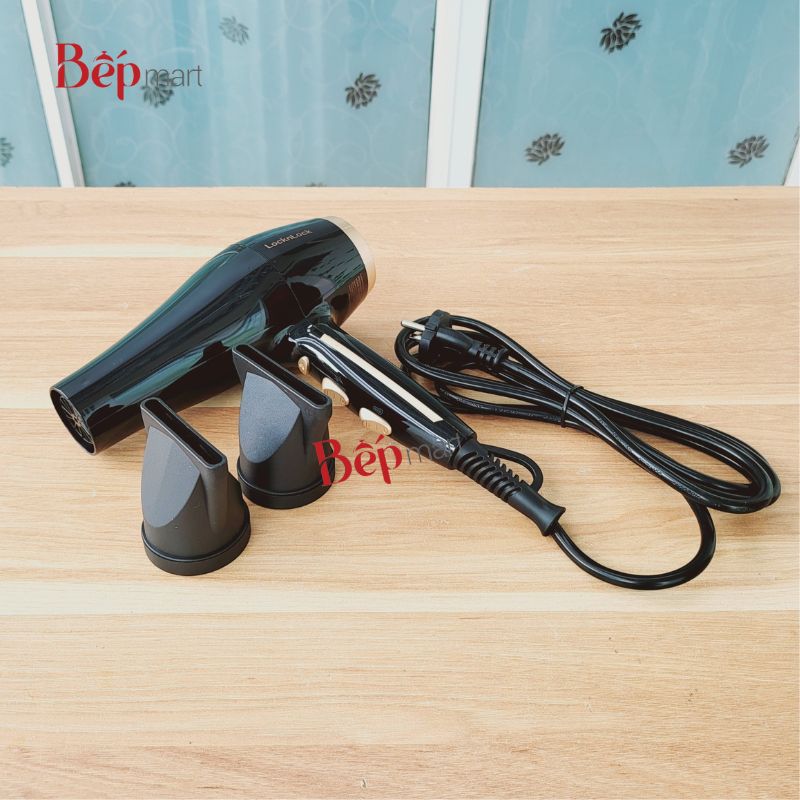 Máy sấy tóc LocknLock Perfect Care Hair Dryer ENA156BLK - 2 tốc độ 3 mức nhiệt - hàng chính hãng