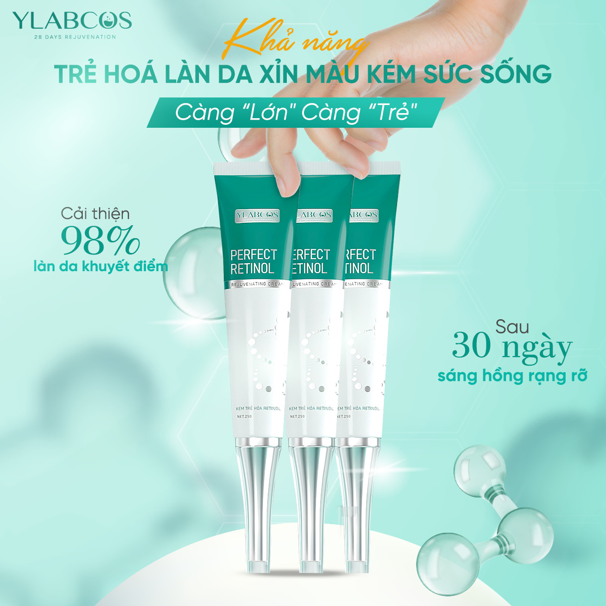 Kem Trẻ Hóa Retinol Ylabcos 35 ML