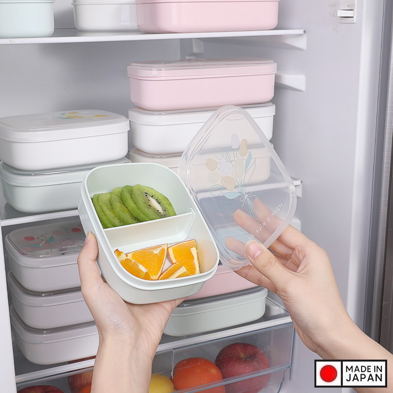 Hộp Cơm chia ngăn Nakaya Bento Tulip size L 650ml - Made in Japan