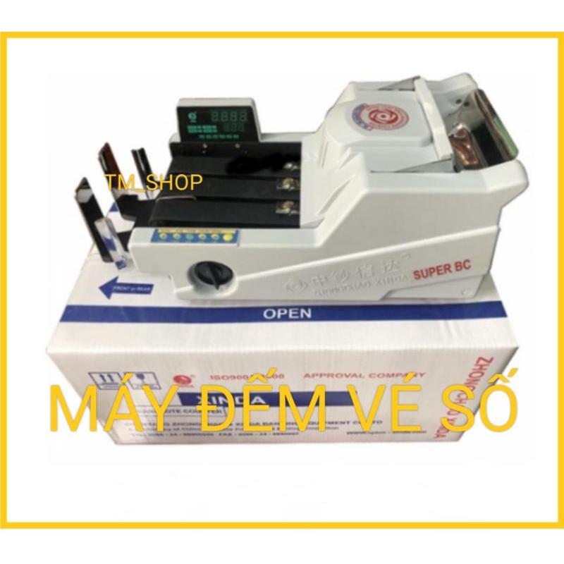 Máy đếm tiền đếm vé số, máy đếm được tất cả các loại tiền, đếm ve số