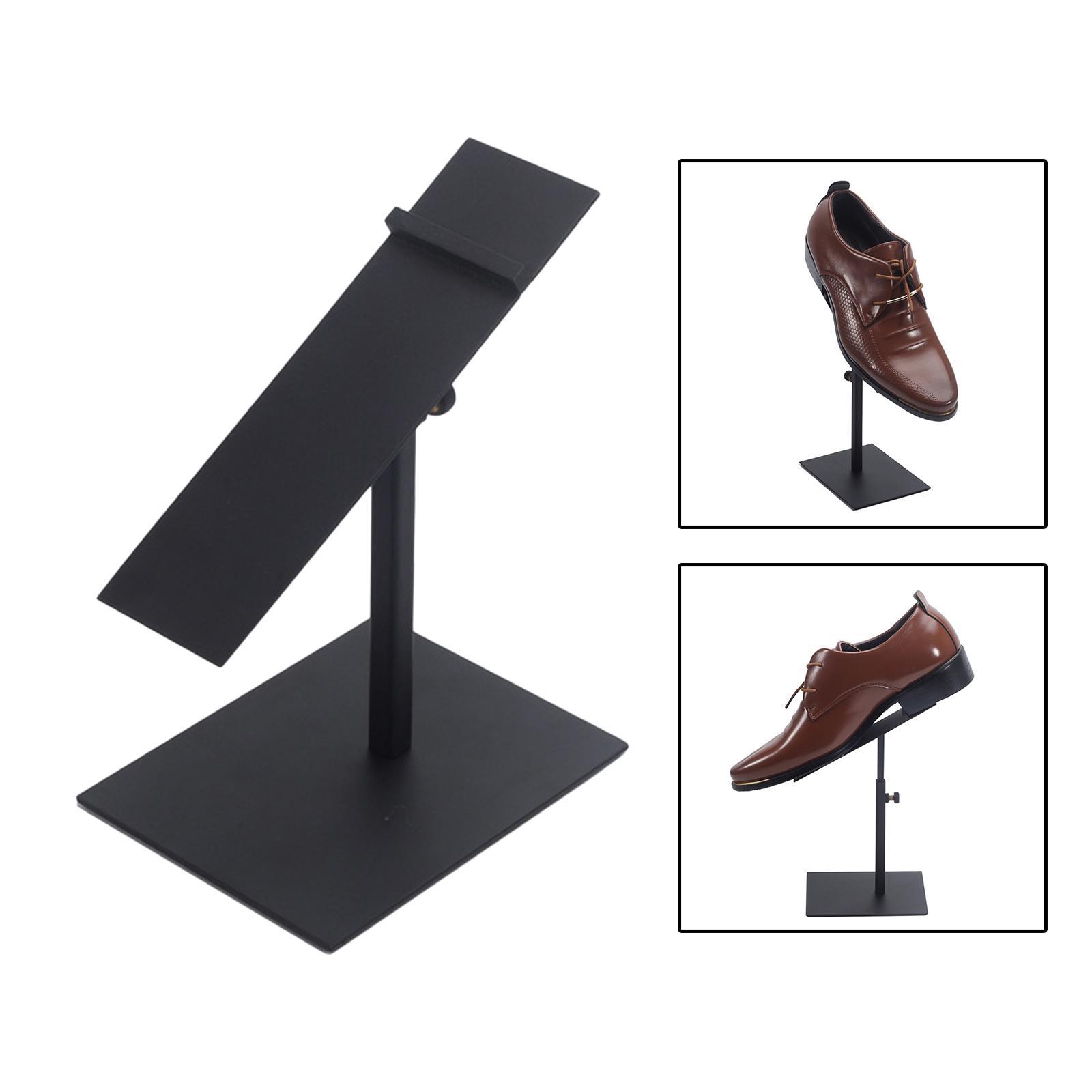Hình ảnh 3x Metal Shoe Display Rack Store Adjustable Holder Shelf Storage Stand